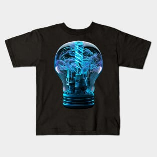 Hi tech light valve Kids T-Shirt